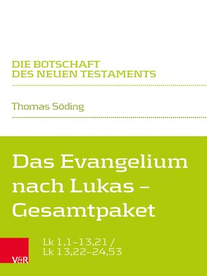 cover image of Das Evangelium nach Lukas – Gesamtpaket